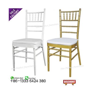 China Contemporary sale antique cheap metal chiavari chairs for sale