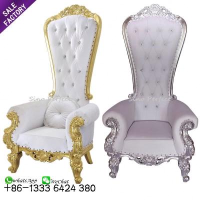 China Contemporary High Back Classic Royal King Chair For Hotel for sale