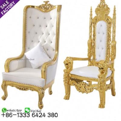 China Modern Cheap Luxury Wedding Event Price Royal Throne Chairs King In Furniture for sale