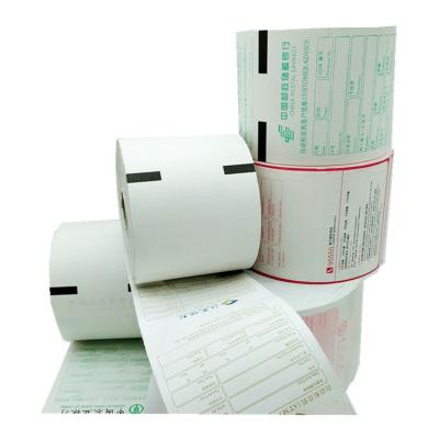 China Cash register machine factory supply 57mm small thermal paper roll heat sensitive paper production ticket printing for sale