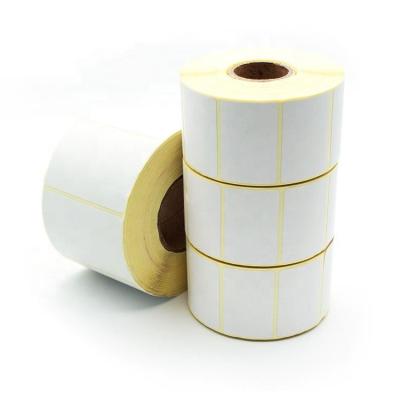 China Factory Supply Waterproof Wholesale Product Self Adhesive Label Sticker Thermal Label Paper Roll for sale