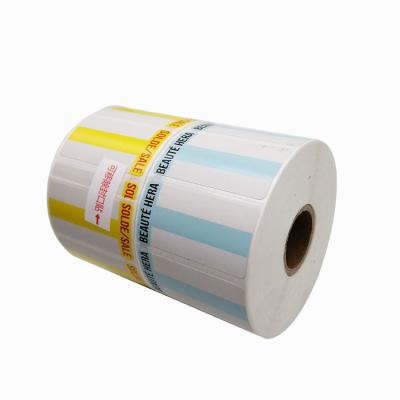 China Factory Sale Jumbo Roll Waterproof Thermal Adhesive Paper Label Thermal Adhesive Paper Sticker for sale