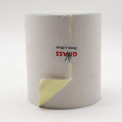 China Cheap Paper Carbon Paper Roll NCR Carbonless Paper Width75mm for sale