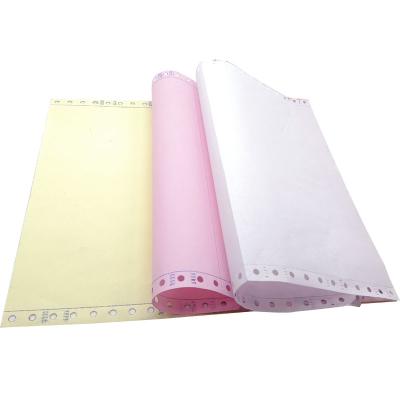 中国 Carbonless Office Paper Factory Carbonless Paper Factory Commercial Continuous Printing Computer Continuous NCR Printing Paper 販売のため