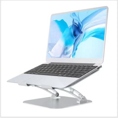 China 18 Hole Bottom Cavity Laptop Cooling Aluminum Adjustable Foldable Stand with Hollow Bottom 18 Holes Cooling for sale