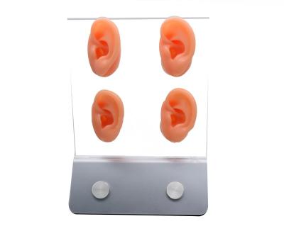 China Earbuds LED shinning display fair four ears indicator for hearing clinic use ears demenstration support and artificial ears for sale