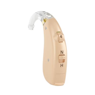 China Upgrade drugstore hotsale BTE sound amplifier hearing loss economical professional serious cheap analog hearing aid for sale