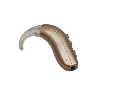 China Improve Art Design BTE Hearing Rechargeable Hearing Aid with USB Cable Charging Digital Feedback and Noise Cancell Hearing Aid for sale