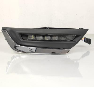 China YADICO LED Car DRL For Honda CR-V CRV 2017 Flame 2018 2019 Daytime Running Light Driving Fog Lamp DRL+Flowing Turn Signal for sale