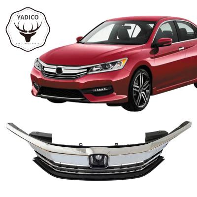 China Sports Approval YADICO 71121-T2FX-A5 USA Style Plastic Car Front Bumper Sliver Chrome Grill For Honda Accord 2016 2017 for sale