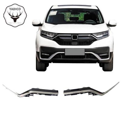 China Sports Approval YADICO Front Bumper Fog Light Trim Headlight Chrome Trim Fit For Honda CR-V CRV 2021 2022 for sale