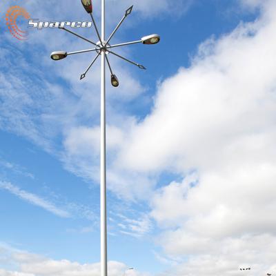 China Outdoor Street Lighting 16-35 M Aluminum High Mast Pole Stainless Steel High Mast Lamp Post For Sale Lamp Poles Suppliers for sale