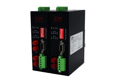 China Memobus Serial To Fiber Optic Converter With 35mm DIN Rail Installation for sale