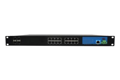 China Portable Industrial Managed Gigabit Ethernet Switch , 20 Port  Fanless Ethernet Switch for sale