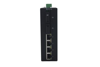 China 6 Port Gigabit Ethernet Switch / Din Rail Mount Ethernet Industrial Switch for sale