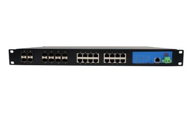 China Full Gigabit Industrial Managed Ethernet Switch 28 Port Layer Two Fan - Free for sale