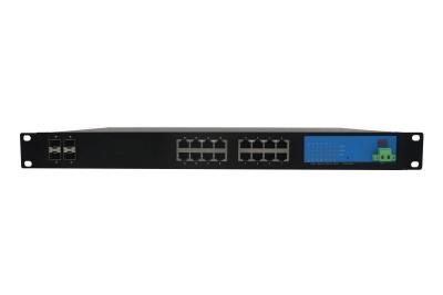 China 20 Ports Unmanaged Industrial Ethernet Switch Modularized 482.6mm×44mm×275mm for sale