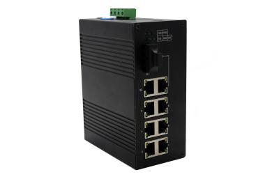 China High Level EMC Protection Industrial Network Switch , Din Rail Network Switch for sale