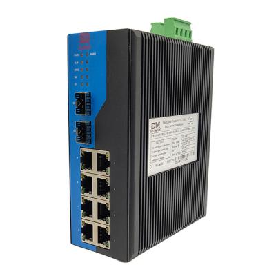 Chine Port industriel du commutateur 10 de l'Ethernet IP40 contrôlé par protection avec 5 ans de garantie à vendre