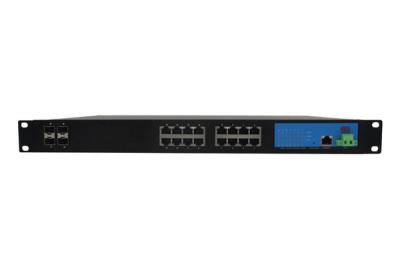 China SFP Slot Industrial Managed Gigabit Ethernet Switch 20 Port IP40 Protection for sale