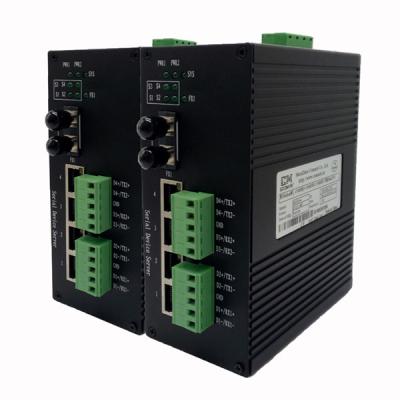 China IP 40 Protection Modbus Ethernet Gateway 4 Channel 1.2Gbps Wall / DIN Rail Mounting for sale