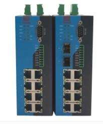 China IP40 Serial Ethernet Switch Wide Voltage 12~48V DC Power Input Support Redundant for sale