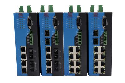 China Wall Mounted Serial Port Modbus Managed Ethernet Switch Serial To Ethernet Device for sale