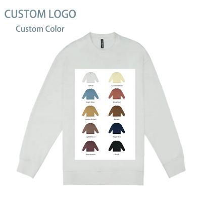 China Custom High Quality Anti-Wrinkle Crewneck Sweater Casualcrewneck Sweater Knitted Hoodie Embossed Sweater for sale