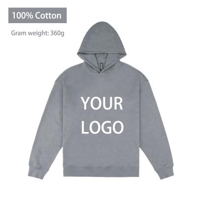 China 100% unisex logo hoodie Anti-wrinkle cotton men hoodie sweatshirts custom clothing tracker blank oversized pullover men unisex hoodies for sale