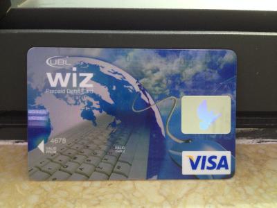 China Wiz visa smart classic Card off set printing magnetic stripe visa signature panel for sale