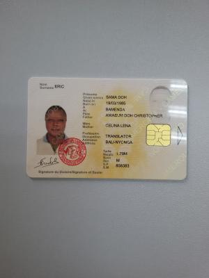 China Beautiful Custom Plastic ID Cards national citizen's  ID Card for sale