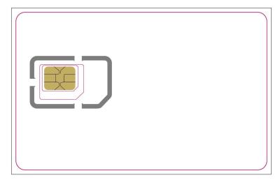 China 2FF+3FF+4FF M2M SIM Card / Prepaid Testing Card for GSM Prepaid Service for sale