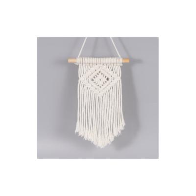 China Simple Minimalist Woven Hanging Cloth Art Hanging Flags Homestays Room Living Room Wall Decor Tassel Ornaments for sale