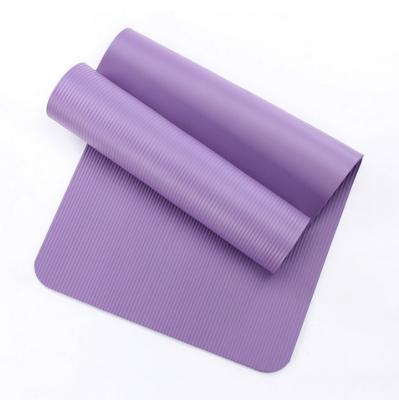 China Non-slip.waterproof Eco-friendly NBR Non Slip Exercise Mat Workout Fitness Pilates and Floor Exercises Folding Yoga Mat for sale