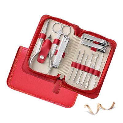 China Beautiful bright color bags 2014 Valentines day gift manicure pedicure kit nail clippers tool box set professional mechanic for sale