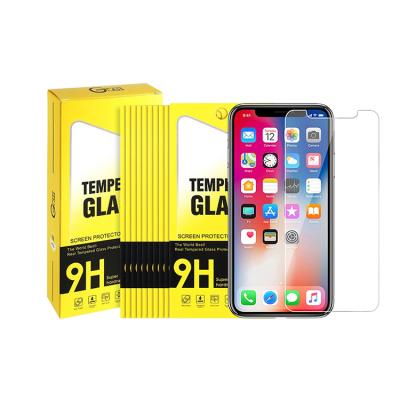 China High quality waterproof screen protector tempered glass film for Iphone 11 pro max for iphone 12 cellphones screen protectors tempered g for sale