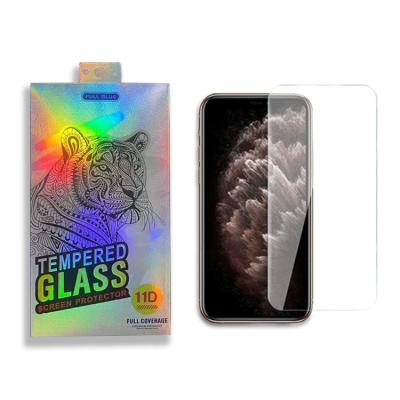 China Waterproof Japan Glass 9H 2.5D 0.3mm Tempered Glass Screen Protector for iphone 11 pro 12 pro max max (customized package available) for sale