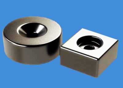 China Customized Ring Magnets Block Magnets 20 mm Countersunk Hole Magnets for sale