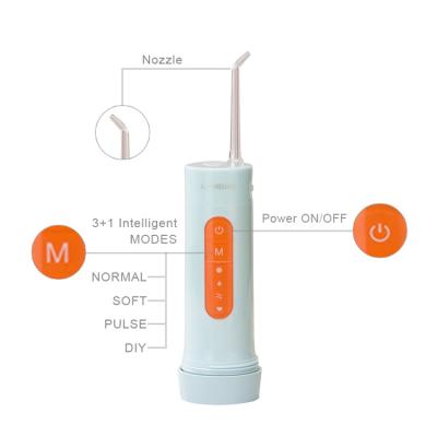 China Dental Electric Water Flosser Cordless Car Rechargeable for Travel and Home for sale