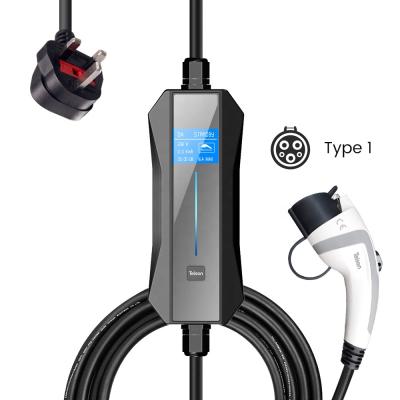 China Teison 16a ev charging station car charger evse charger j1772 smart portable socket IP67 TS-PEC-002 for sale