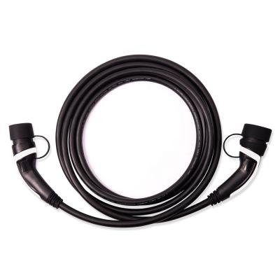 China TPU Three Phase Type 16A - 2 Connector IEC 62196-2 Female Plug EV Charging Cable for sale