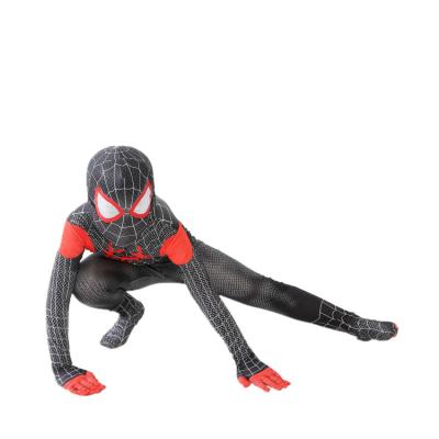 China Customized Service Baby Costumes Spiderman Series Christmas Dress Boys Christmas Silk Cosplay Set for sale