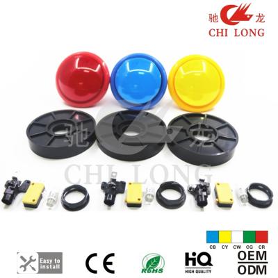 China Amusement Game Machine Rgb Arcade Buttons , Low Profile Arcade Buttons for sale