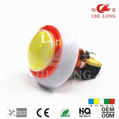 China Round Head Style 12v Illuminated Push Button Switch 33.5mm Hole Size for sale