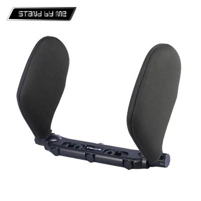 China Auto Car Headrest Waist Pillow Car Seat Neck Neck Headrest Pillow For Auto Interior Accessories PVC Leather Pillow for sale