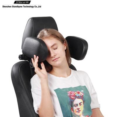 China Wholesale Detachable Adjustable Car Seat Safety Pillow PVC Car Headrest Pillow For Kids Sleeping PVC Pillow for sale