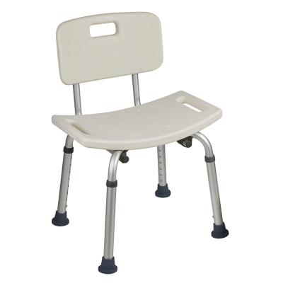 China Aluminum Frame Rehab Therapy Knock Down Aluminum Shower Commode Chair With Back for sale