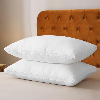 China Anti Dust Mite Super Quality 100% Polyester Microfiber Large Pillow For Hotel Bed Body for sale