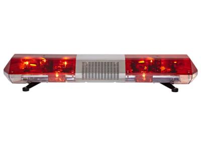 China Shock proof Red and blue halogen rotating led light bar With 100W speaker inside for sale