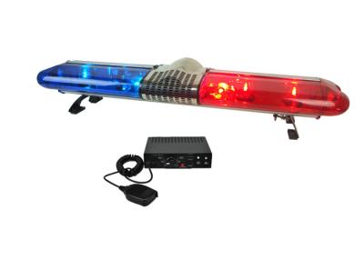 China 1200mm Police Warning Rotator Lightbars with speaker and siren , security light bars for sale